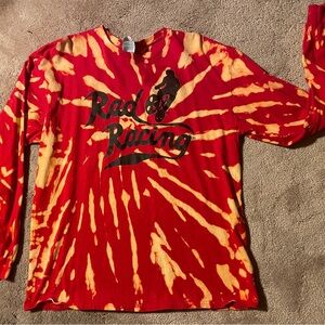 Rad Tie-Dye Shirt - Red and Yellow
